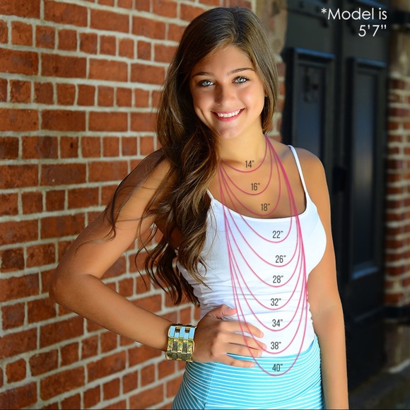 Amrita Singh Crystal & Black Resin Necklace - Picture 2 of 2